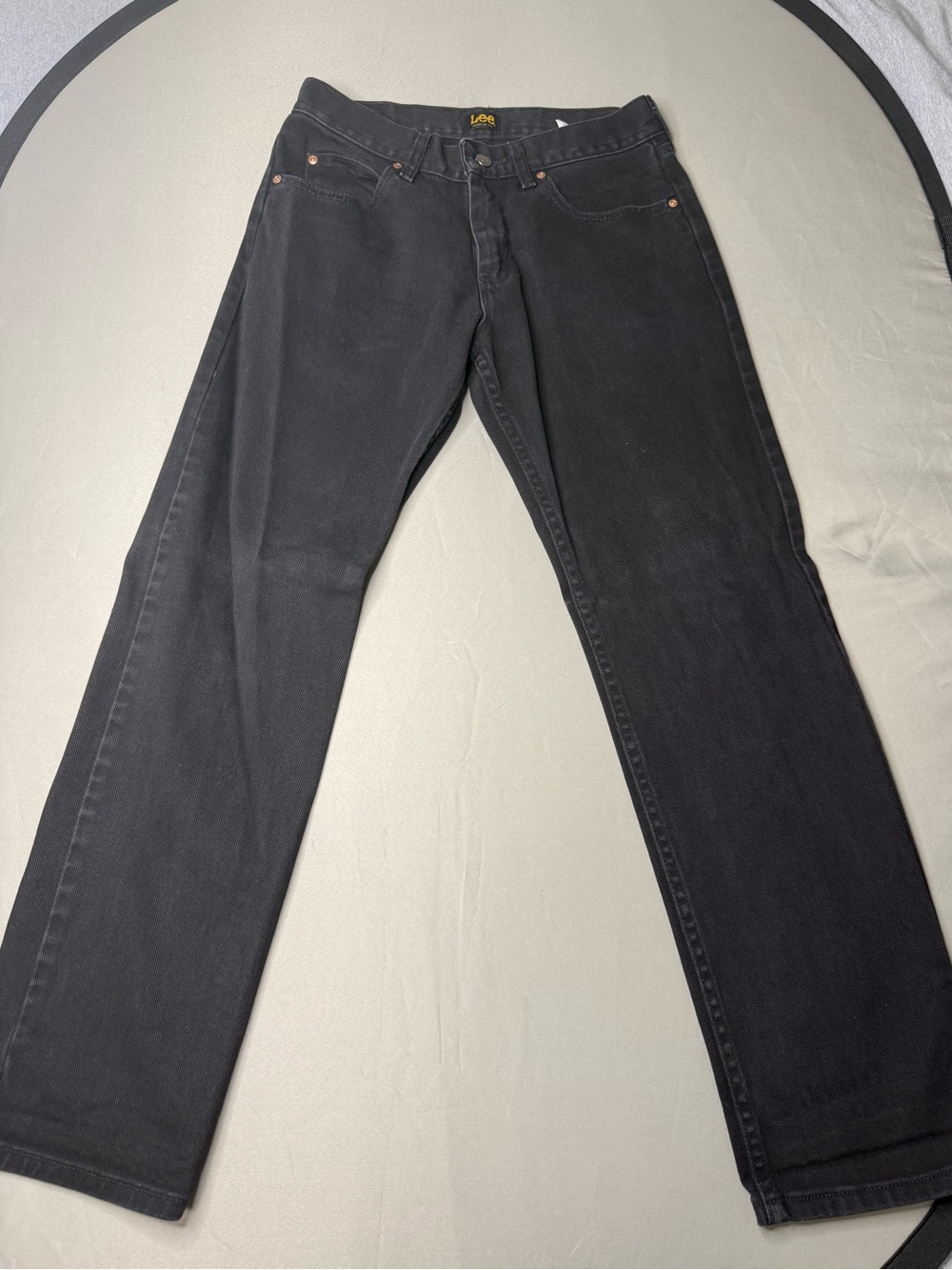 Lee Straight-Leg Black Men's Jeans